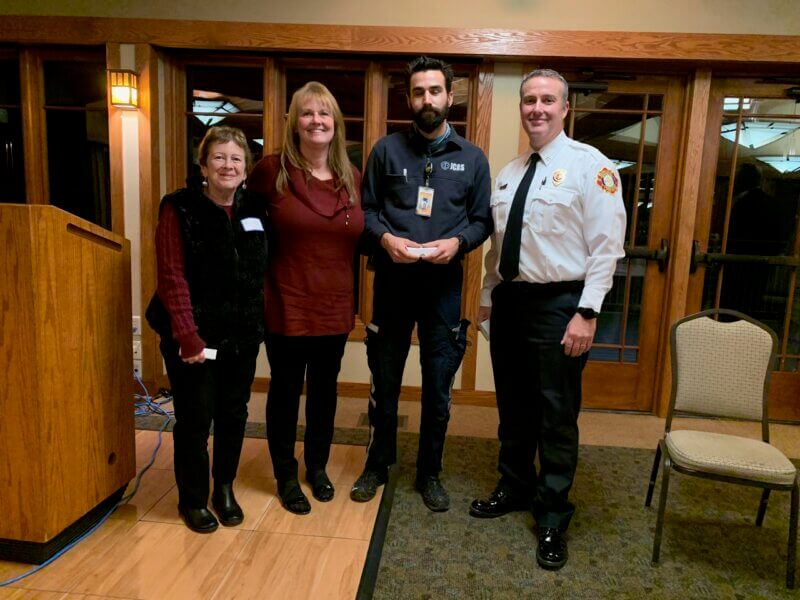 Sudden Cardiac Arrest survivor and the people who saved her